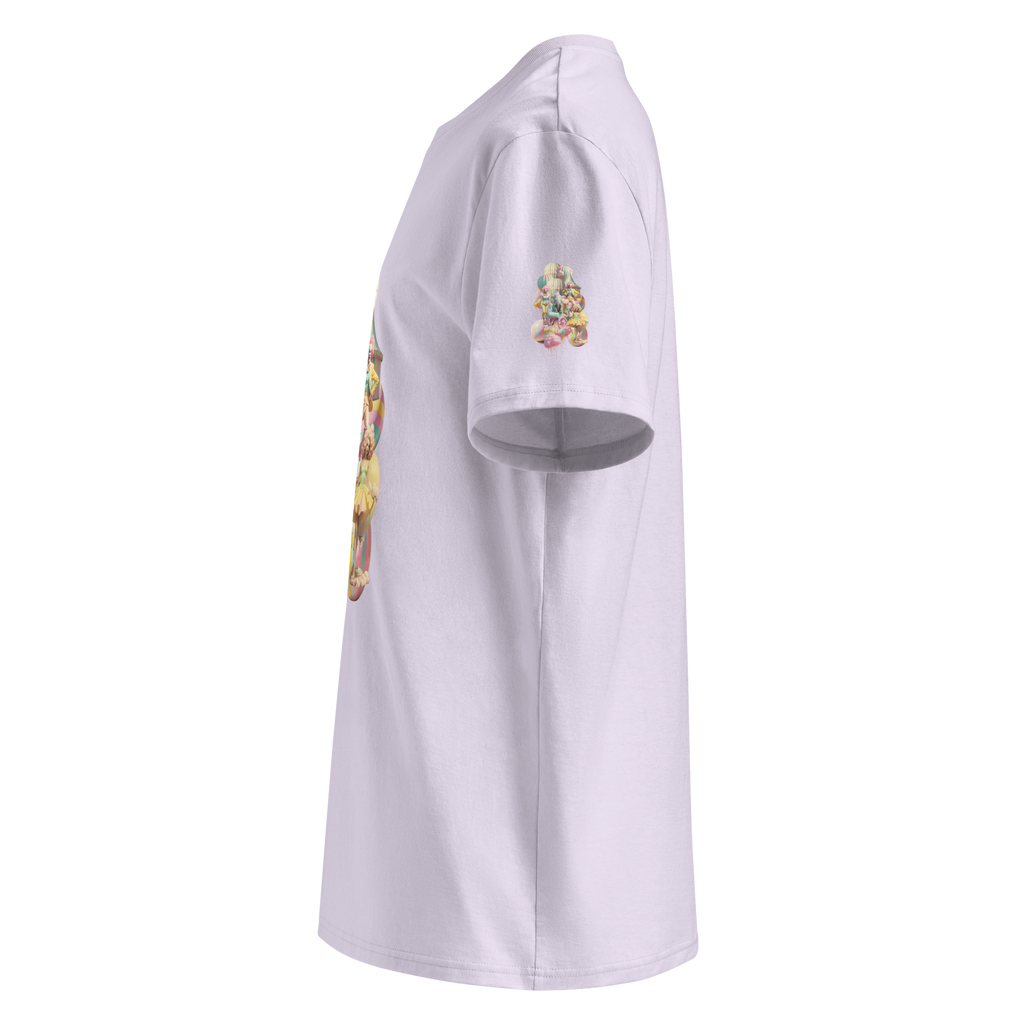 Unisex T-shirt aus Bio-baumwolle Fairground Fantasy Fairground Fantasy – Pastell | Otto Strtwr