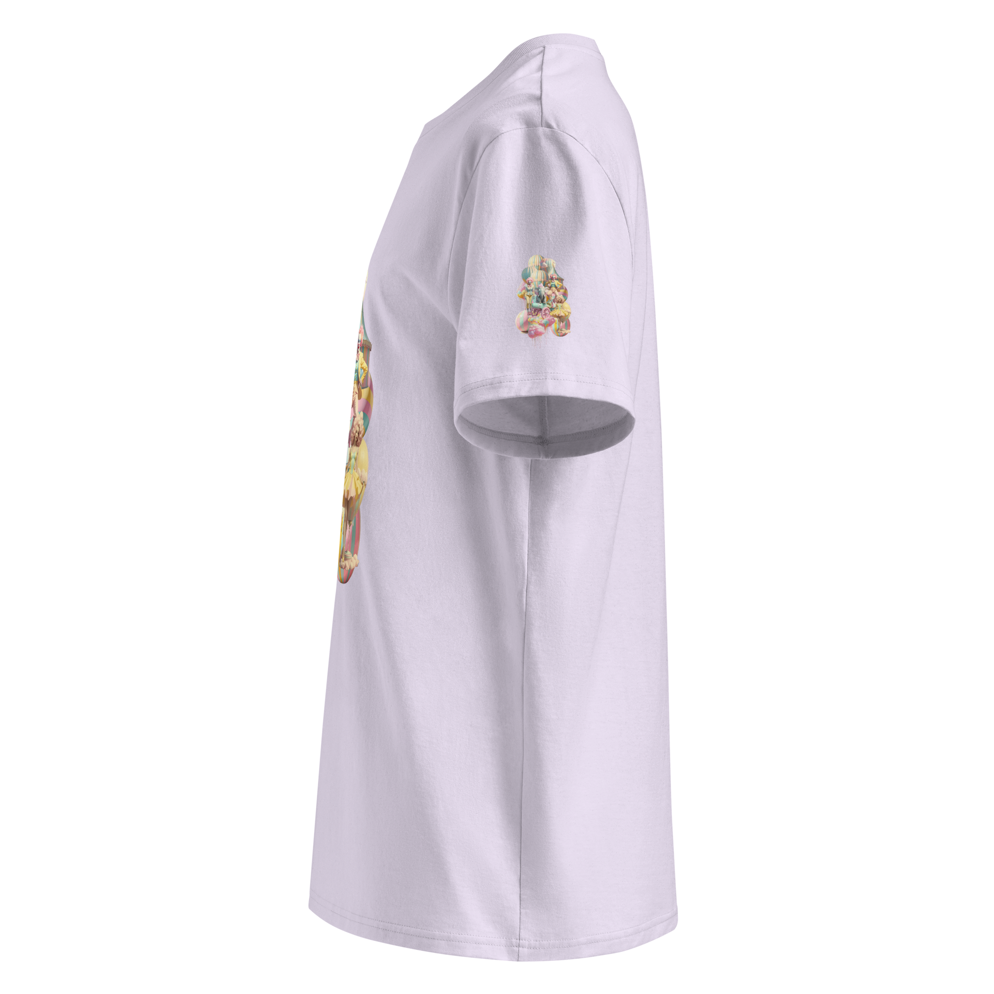 Unisex T-shirt aus Bio-baumwolle Fairground Fantasy Fairground Fantasy – Pastell | Otto Strtwr