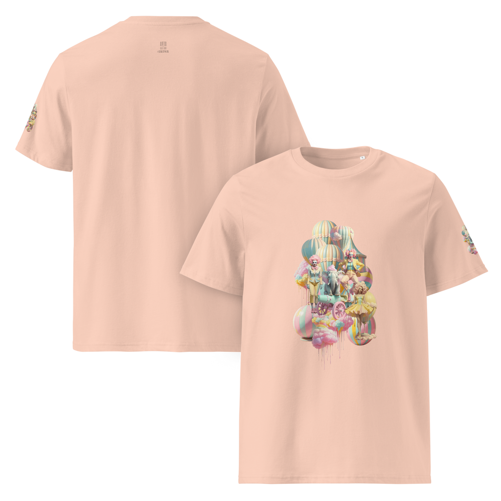 Unisex T-shirt aus Bio-baumwolle Fairground Fantasy Fairground Fantasy – Pastell | Otto Strtwr
