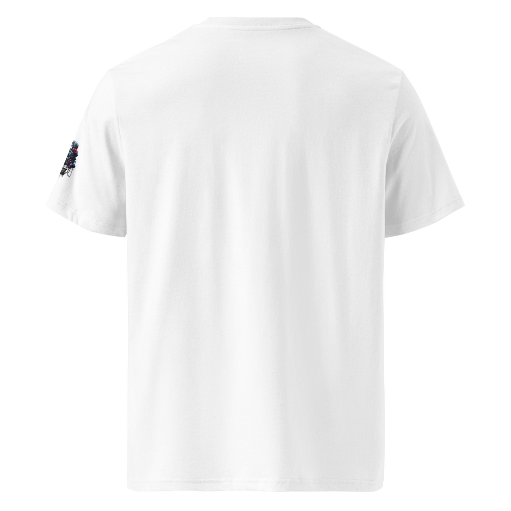 Unisex T-shirt aus Bio-baumwolle Midnight Jester – Film Noir Joker Design | Otto Strtwr