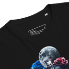 Unisex T-shirt aus Bio-baumwolle Midnight Jester – Film Noir Joker Design | Otto Strtwr