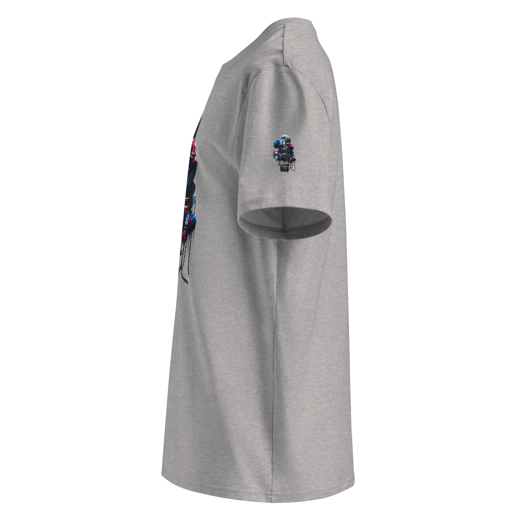 Unisex T-shirt aus Bio-baumwolle Midnight Jester – Film Noir Joker Design | Otto Strtwr