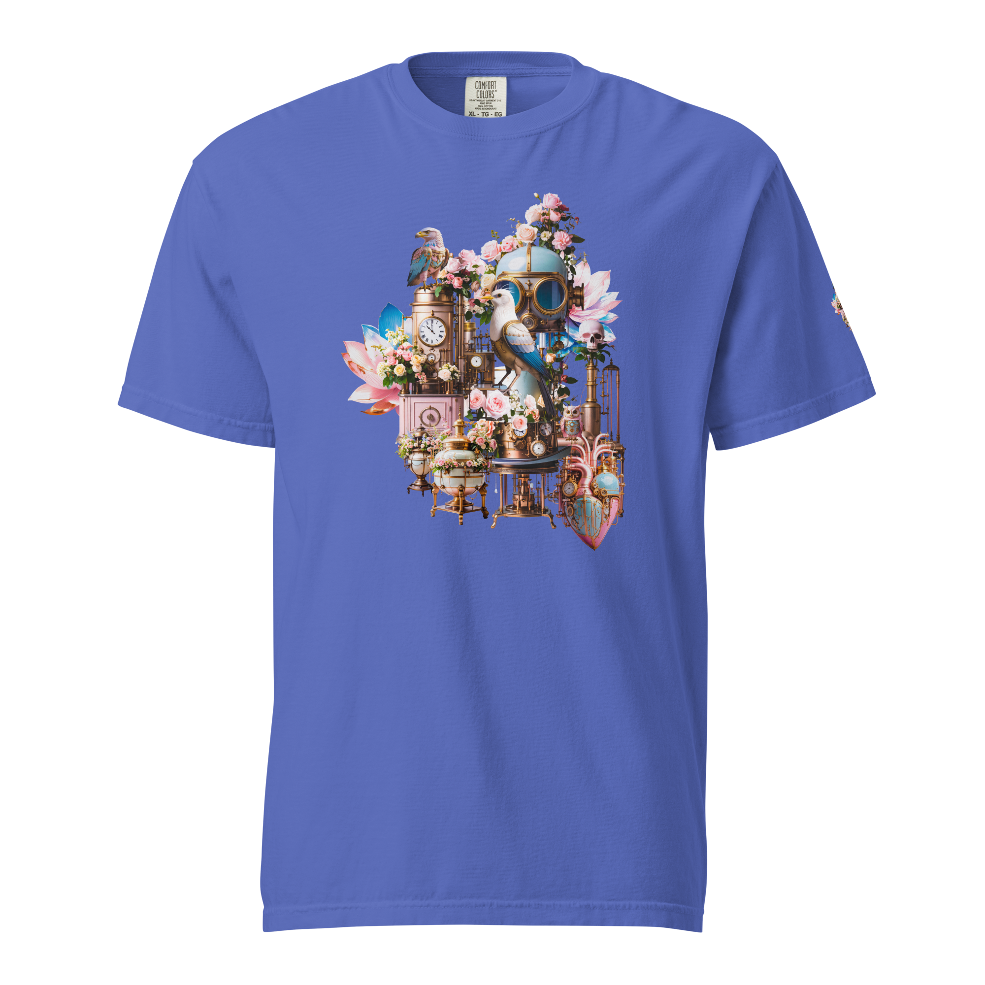 Unisex T-shirt Victorian Whisper – Pastell Steampunk Design | Otto Strtwr