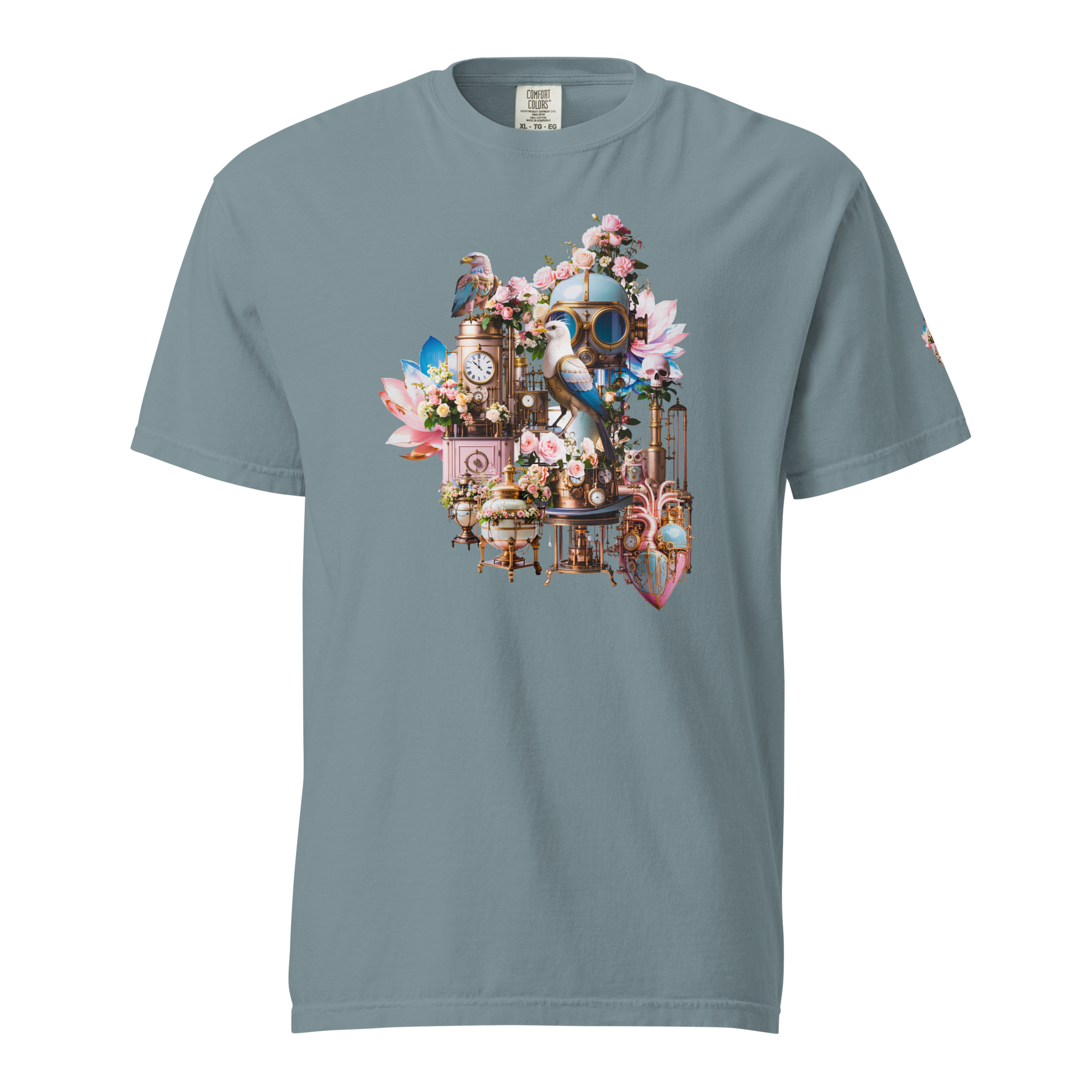 Unisex T-shirt Victorian Whisper – Pastell Steampunk Design | Otto Strtwr