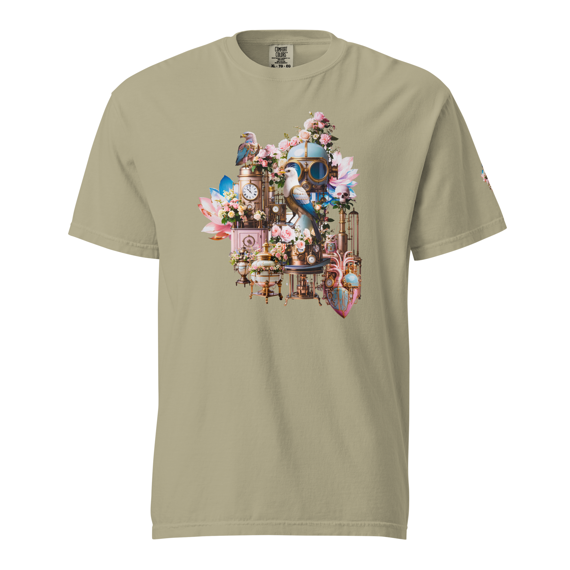 Unisex T-shirt Victorian Whisper – Pastell Steampunk Design | Otto Strtwr