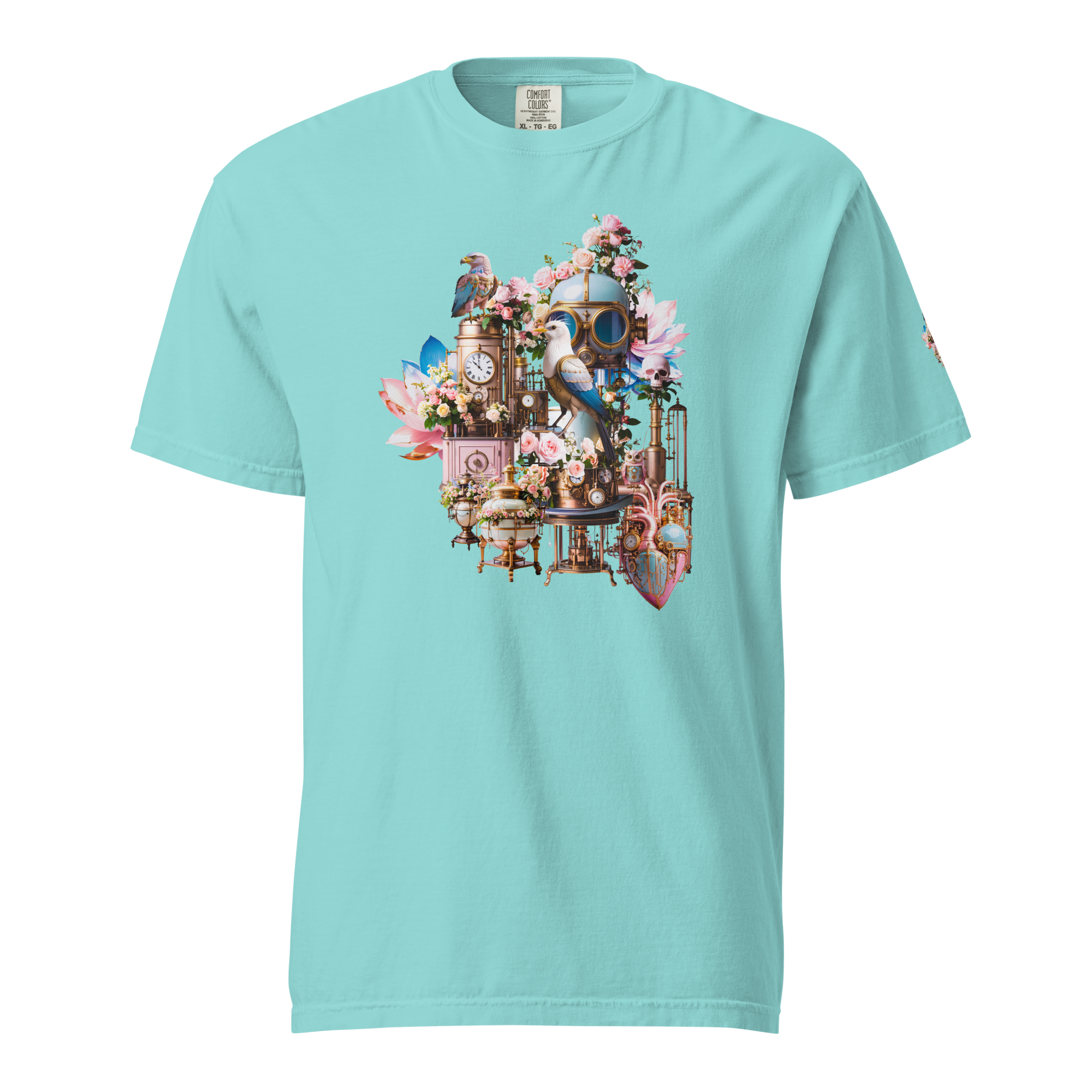 Unisex T-shirt Victorian Whisper – Pastell Steampunk Design | Otto Strtwr