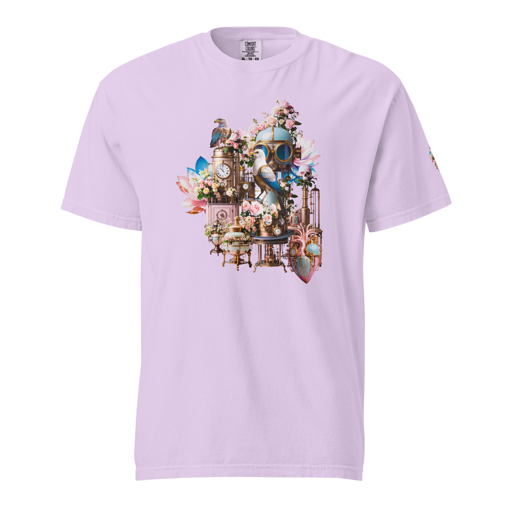 Unisex T-shirt Victorian Whisper – Pastell Steampunk Design | Otto Strtwr