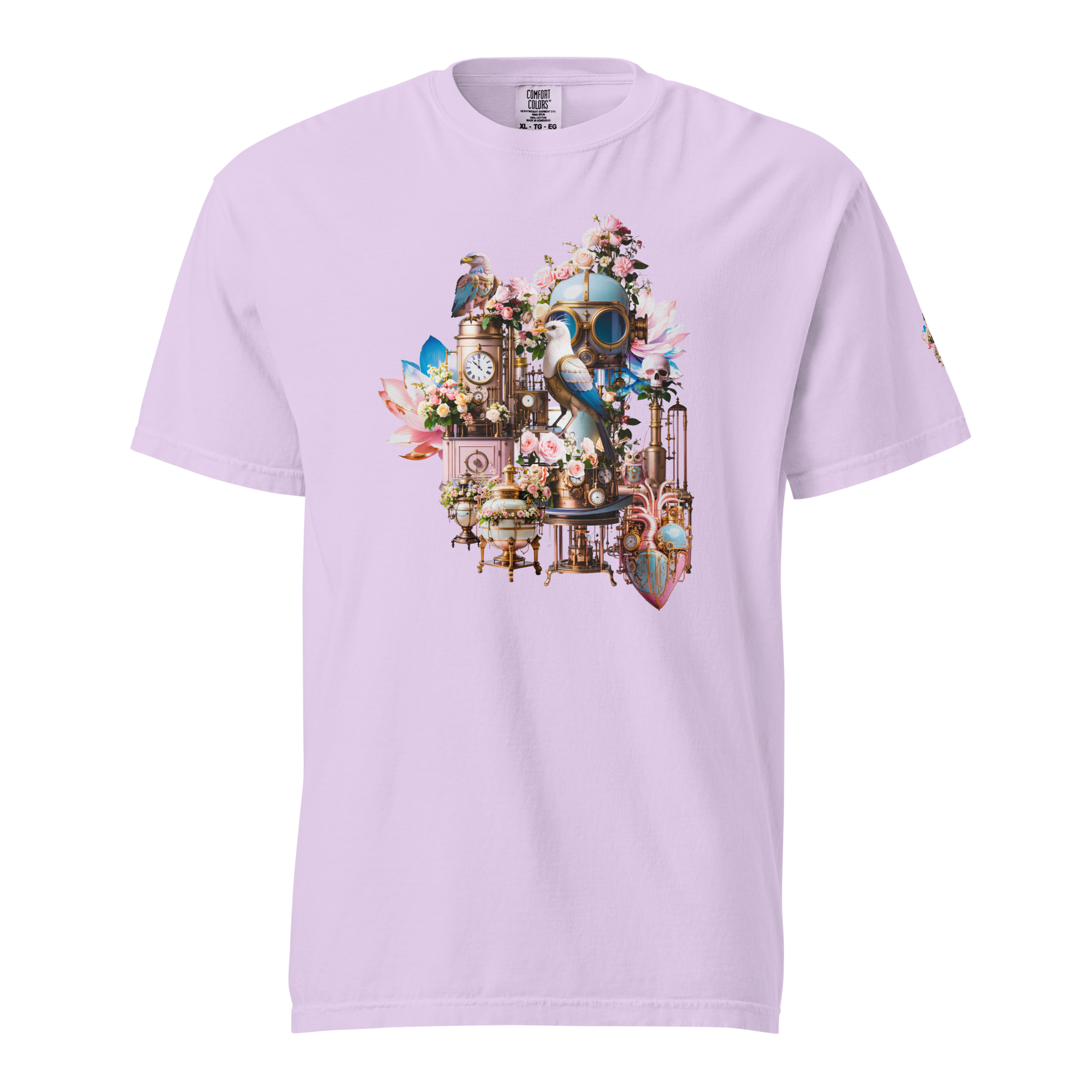 Unisex T-shirt Victorian Whisper – Pastell Steampunk Design | Otto Strtwr