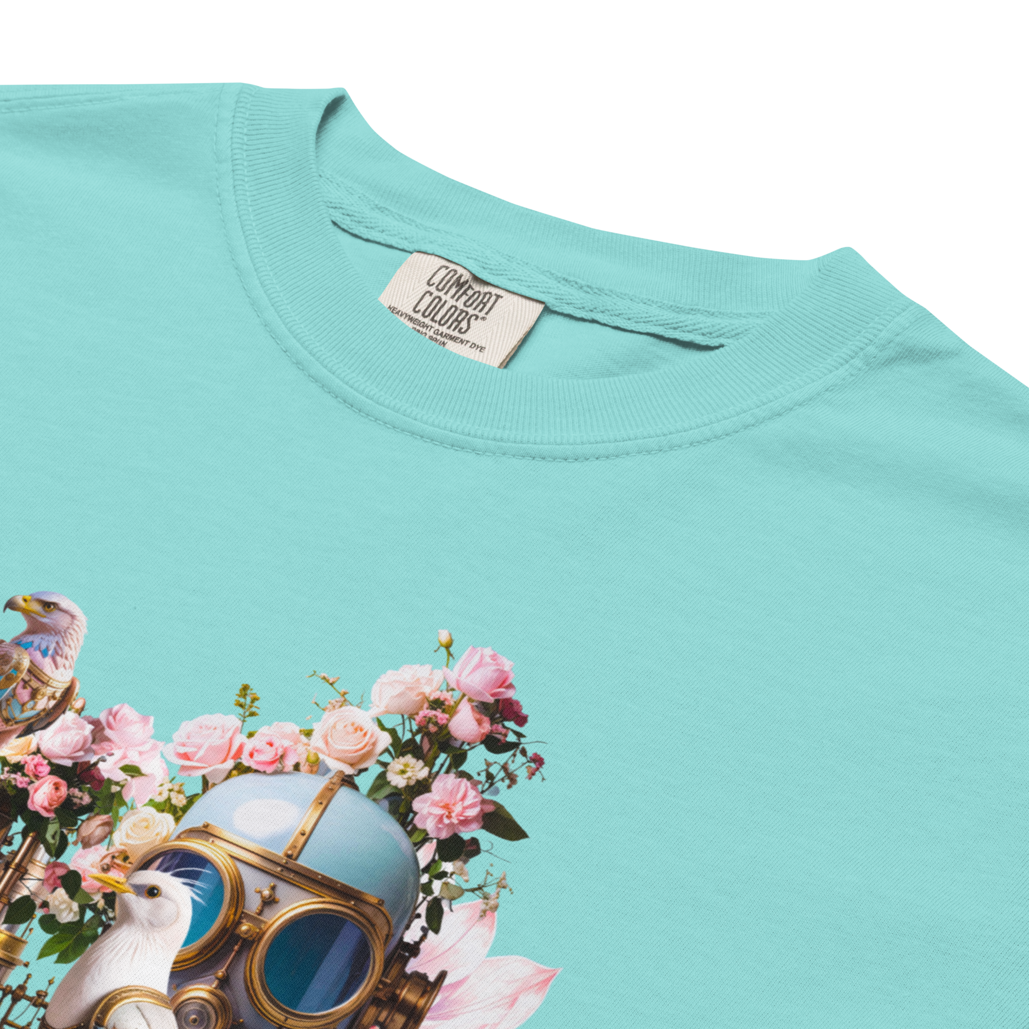 Unisex T-shirt Victorian Whisper – Pastell Steampunk Design | Otto Strtwr
