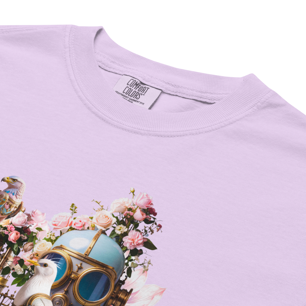 Unisex T-shirt Victorian Whisper – Pastell Steampunk Design | Otto Strtwr