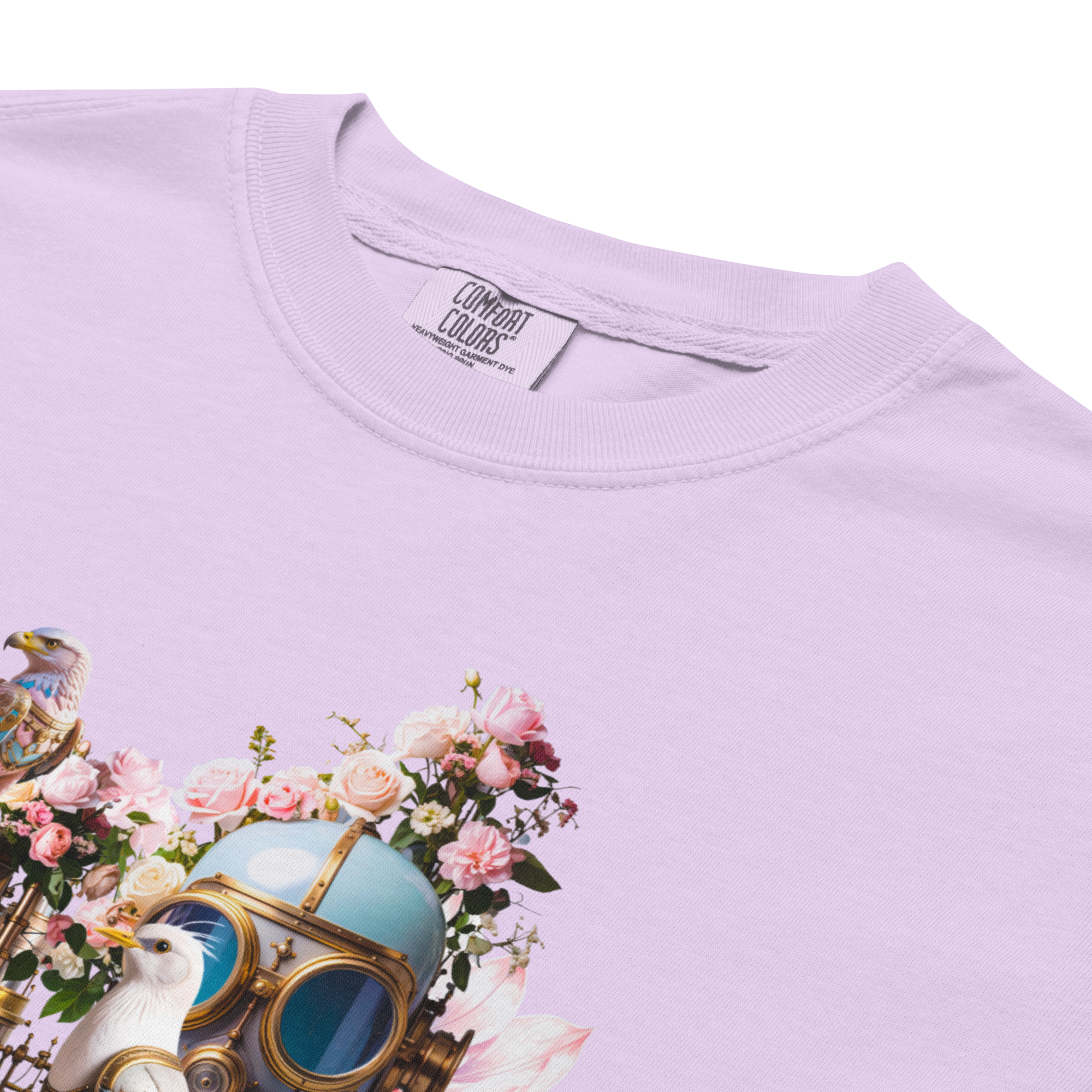 Unisex T-shirt Victorian Whisper – Pastell Steampunk Design | Otto Strtwr