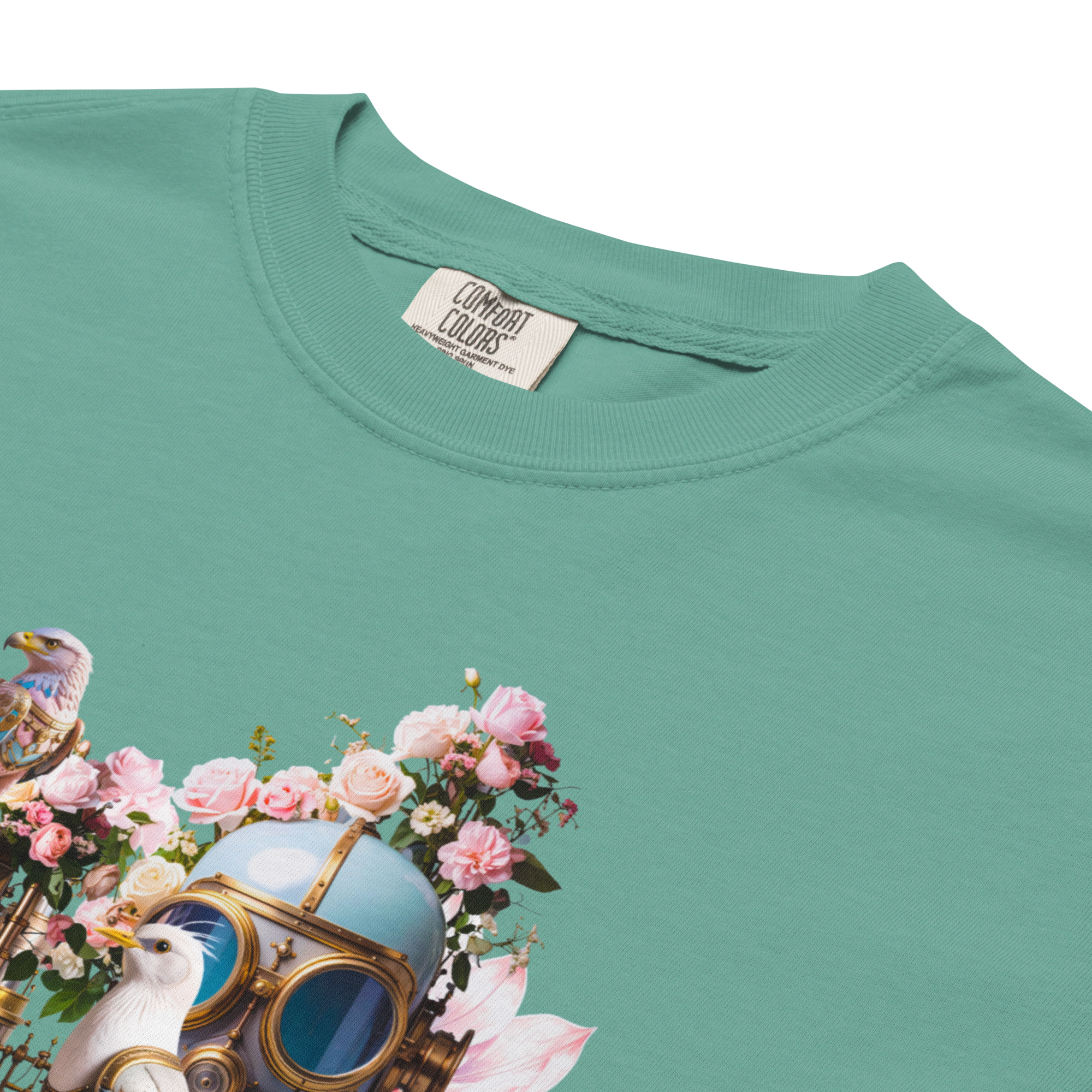 Unisex T-shirt Victorian Whisper – Pastell Steampunk Design | Otto Strtwr