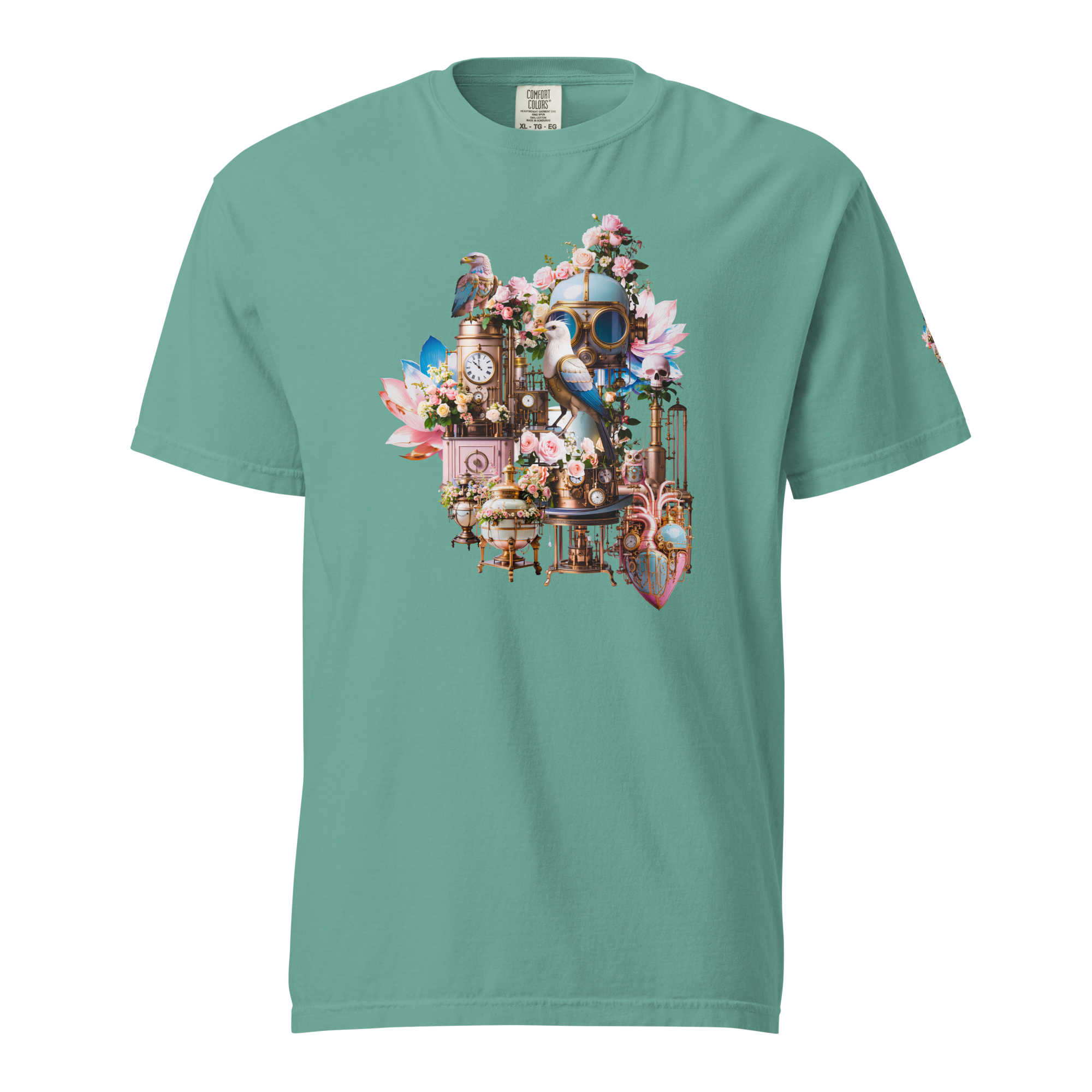 Unisex T-shirt Victorian Whisper – Pastell Steampunk Design | Otto Strtwr