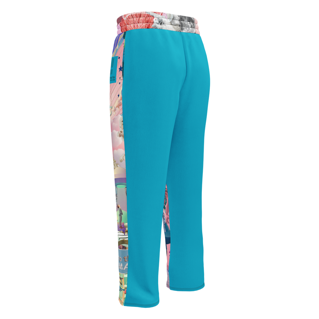 Wide Leg Unisex Jogginghose Alien Invasion Himmelblau | Premium Streetwear Otto Strtwr