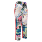 Wide Leg Unisex Jogginghose Alien Invasion Pinkrot | Premium Streetwear Otto Strtwr
