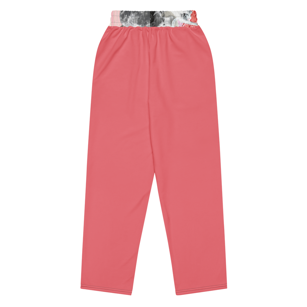 Wide Leg Unisex Jogginghose Alien Invasion Pinkrot | Premium Streetwear Otto Strtwr