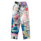 Wide Leg Unisex Jogginghose Alien Invasion Pinkrot | Premium Streetwear Otto Strtwr