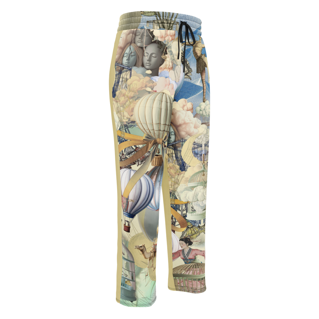 Wide Leg Unisex Jogginghose Ballon Dancer Creme/beige | Premium Streetwear Otto Strtwr
