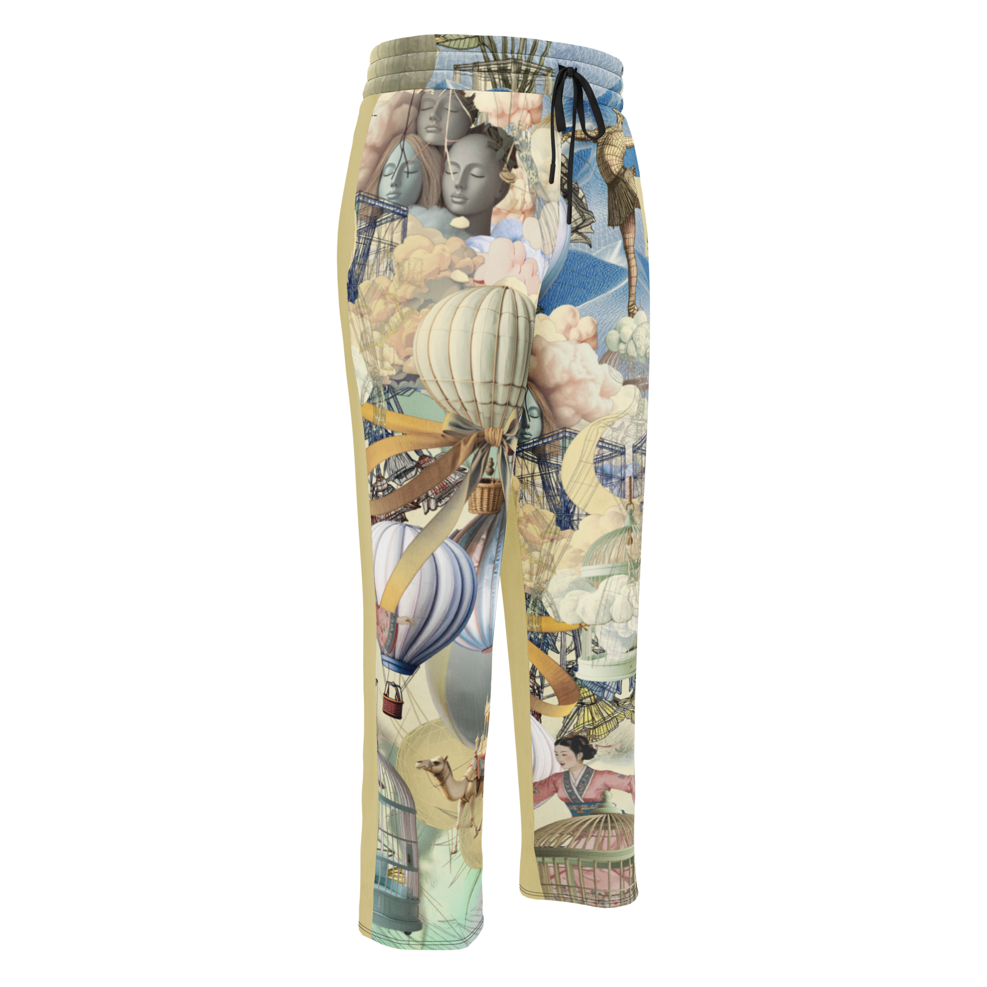 Wide Leg Unisex Jogginghose Ballon Dancer Creme/beige | Premium Streetwear Otto Strtwr