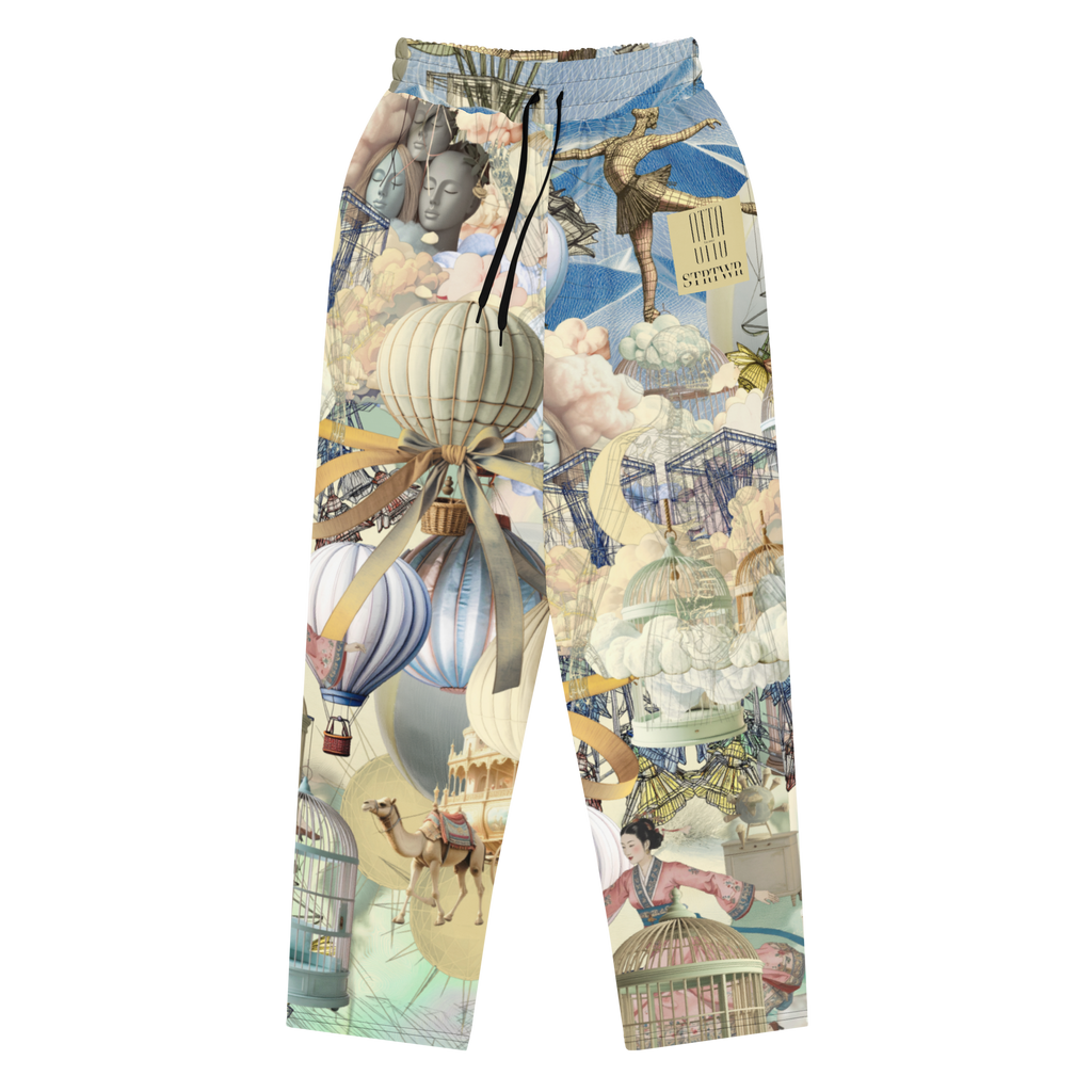 Wide Leg Unisex Jogginghose Ballon Dancer Creme/beige | Premium Streetwear Otto Strtwr