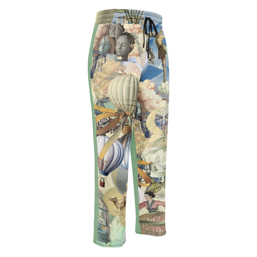 Wide Leg Unisex Jogginghose Ballon Dancer Zartgrün | Premium Streetwear Otto Strtwr