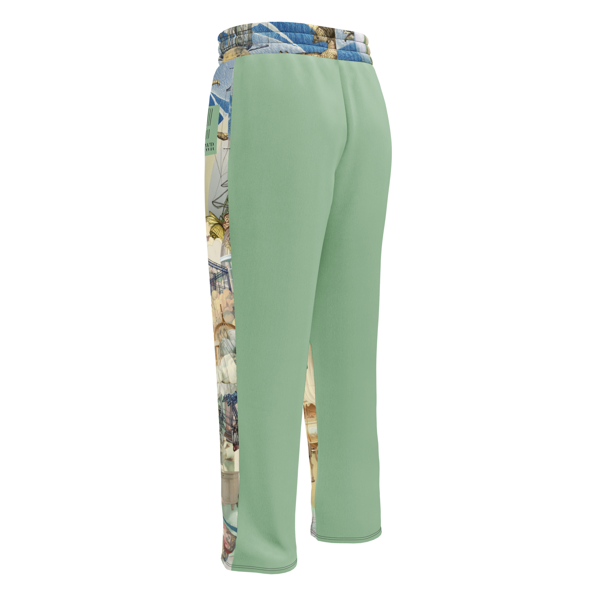 Wide Leg Unisex Jogginghose Ballon Dancer Zartgrün | Premium Streetwear Otto Strtwr