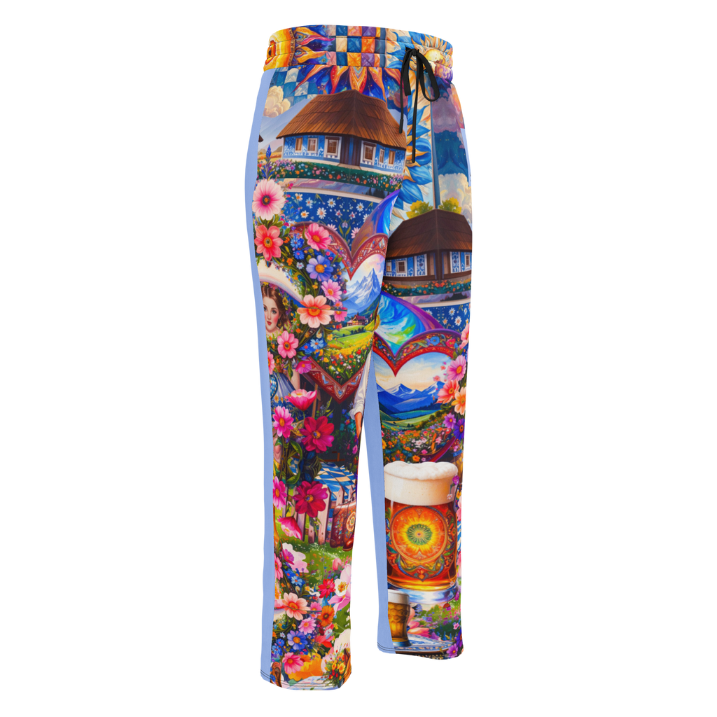 Wide Leg Unisex Jogginghose Bavarian Fever Hellblau | Premium Streetwear Otto Strtwr