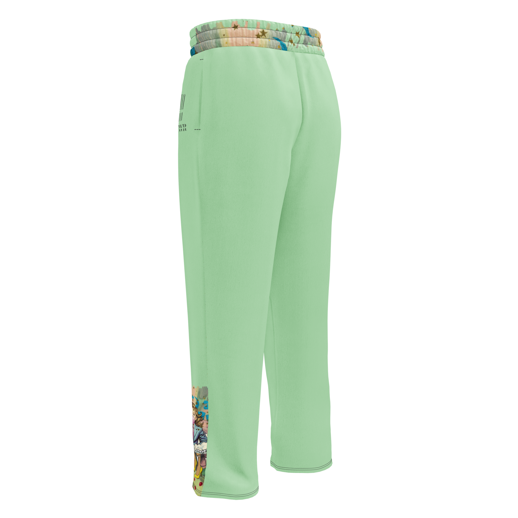 Wide Leg Unisex Jogginghose Bubble Gum Business Mint | Premium Streetwear Otto Strtwr