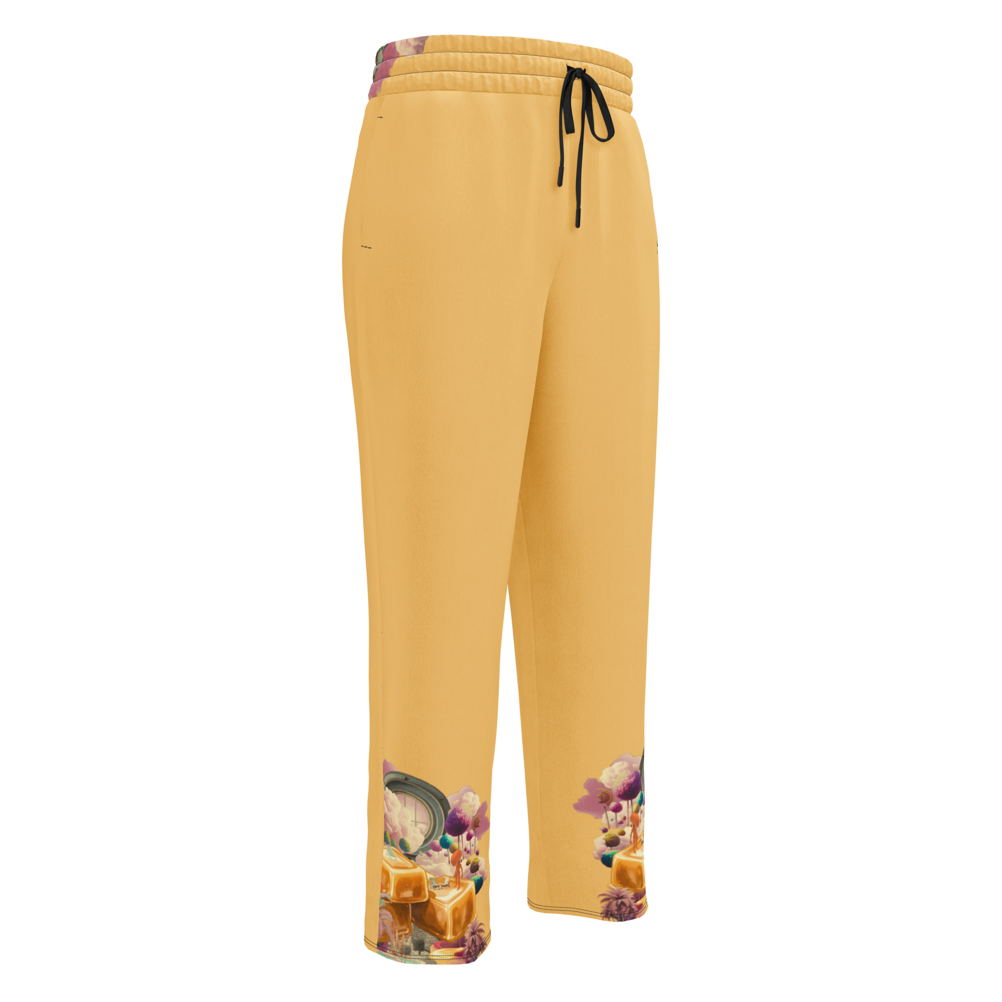 Wide Leg Unisex Jogginghose Caramel Alien Apricot | Premium Streetwear Otto Strtwr