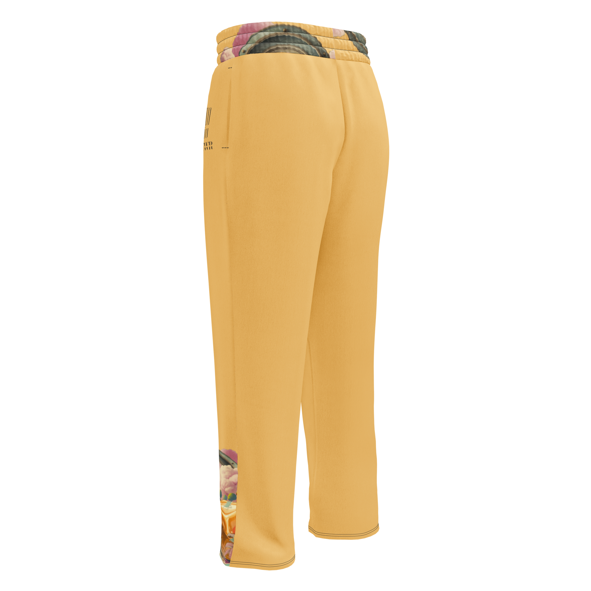Wide Leg Unisex Jogginghose Caramel Alien Apricot | Premium Streetwear Otto Strtwr