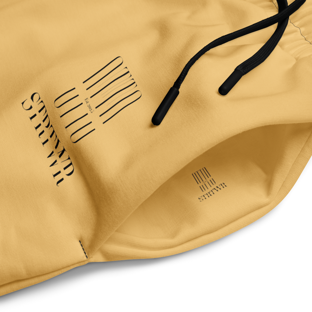 Wide Leg Unisex Jogginghose Caramel Alien Apricot | Premium Streetwear Otto Strtwr