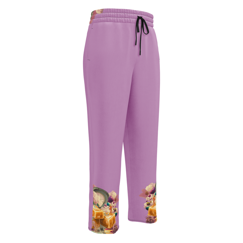 Wide Leg Unisex Jogginghose Caramel Alien Flieder | Premium Streetwear Otto Strtwr