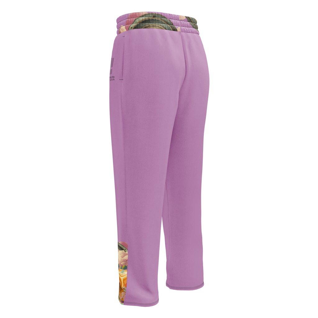 Wide Leg Unisex Jogginghose Caramel Alien Flieder | Premium Streetwear Otto Strtwr