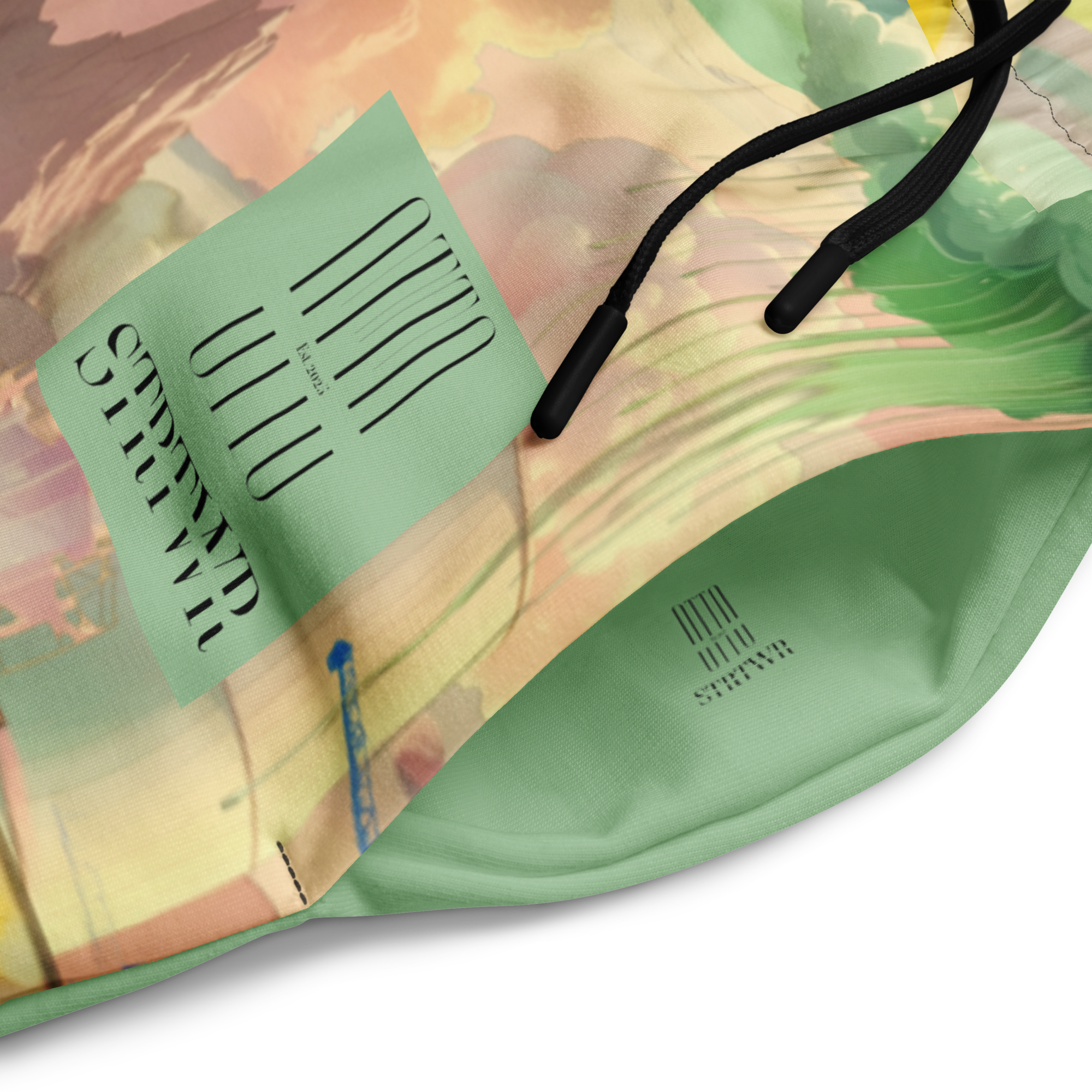 Wide Leg Unisex Jogginghose Cheerleader City Lindgrün | Premium Streetwear Otto Strtwr