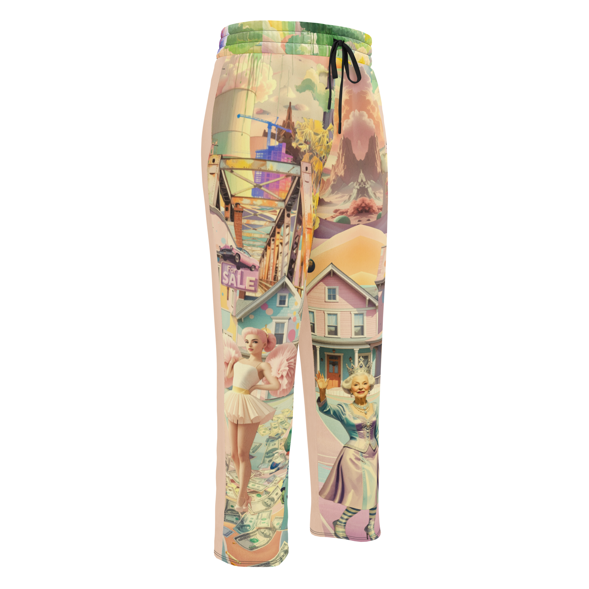 Wide Leg Unisex Jogginghose Cheerleader City Zartrose | Premium Streetwear Otto Strtwr