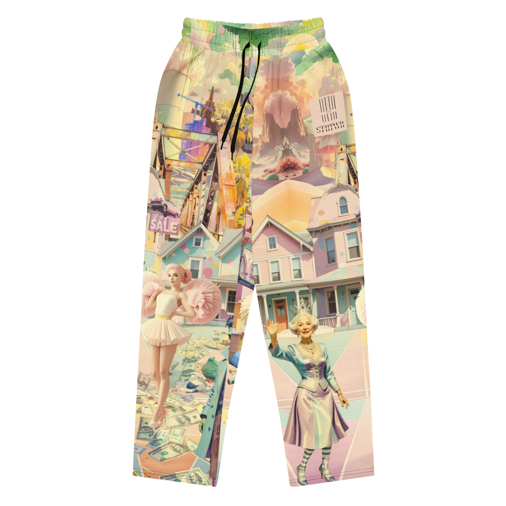 Wide Leg Unisex Jogginghose Cheerleader City Zartrose | Premium Streetwear Otto Strtwr