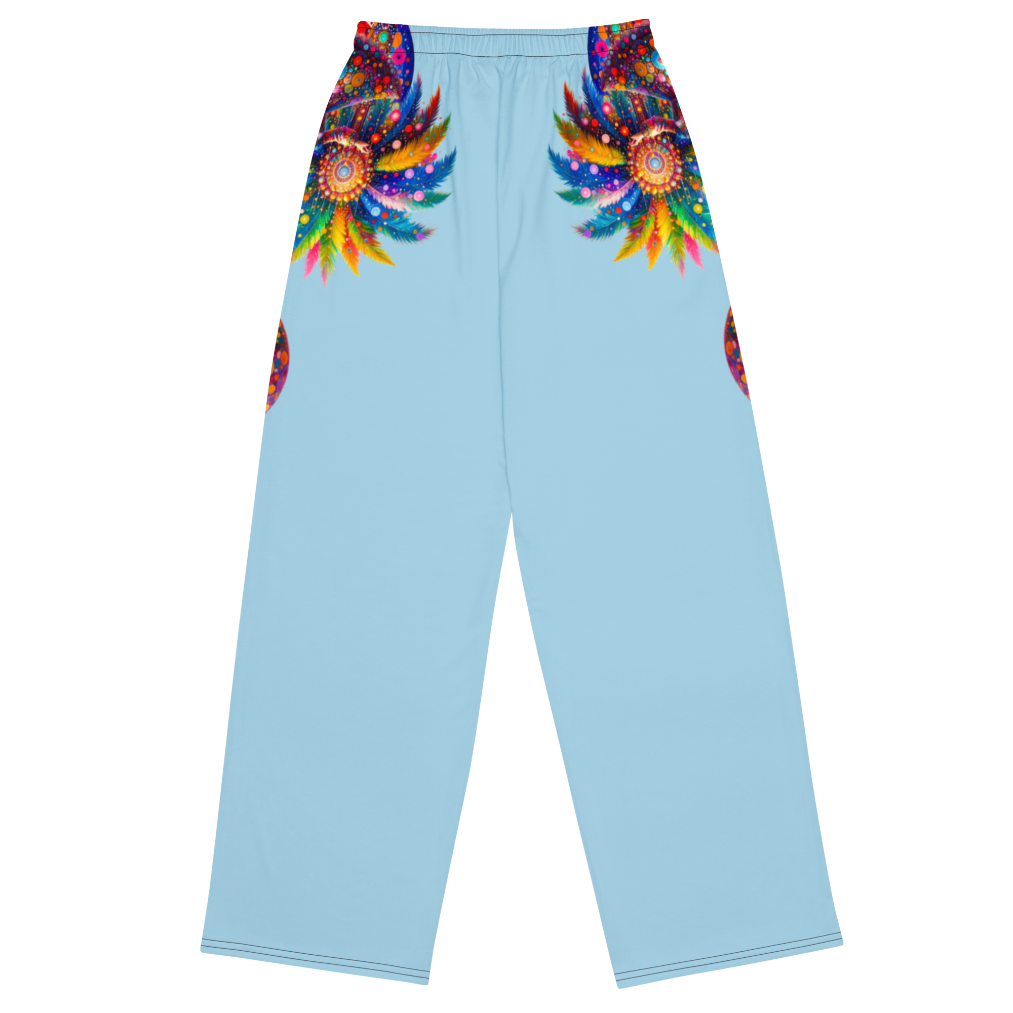 Wide Leg Unisex Jogginghose Dancing Puppet Hellblau | Otto Strtwr