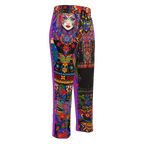 Wide Leg Unisex Jogginghose Folklore Dancer Helles Violett | Premium Streetwear Otto Strtwr