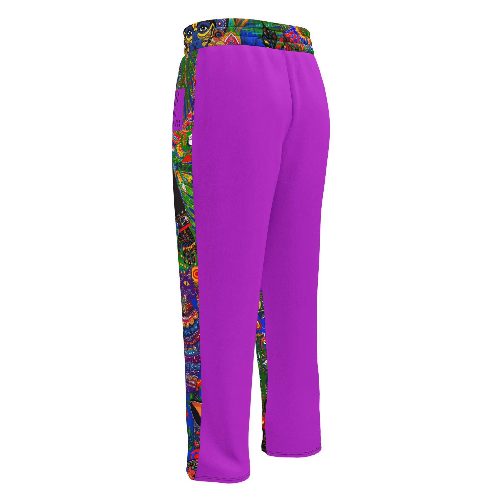 Wide Leg Unisex Jogginghose Folklore Dancer Helles Violett | Premium Streetwear Otto Strtwr