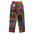 Wide Leg Unisex Jogginghose Folklore Dancer Helles Violett | Premium Streetwear Otto Strtwr