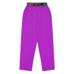 Wide Leg Unisex Jogginghose Folklore Dancer Helles Violett | Premium Streetwear Otto Strtwr