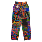 Wide Leg Unisex Jogginghose Folklore Dancer Tiefblau | Premium Streetwear Otto Strtwr