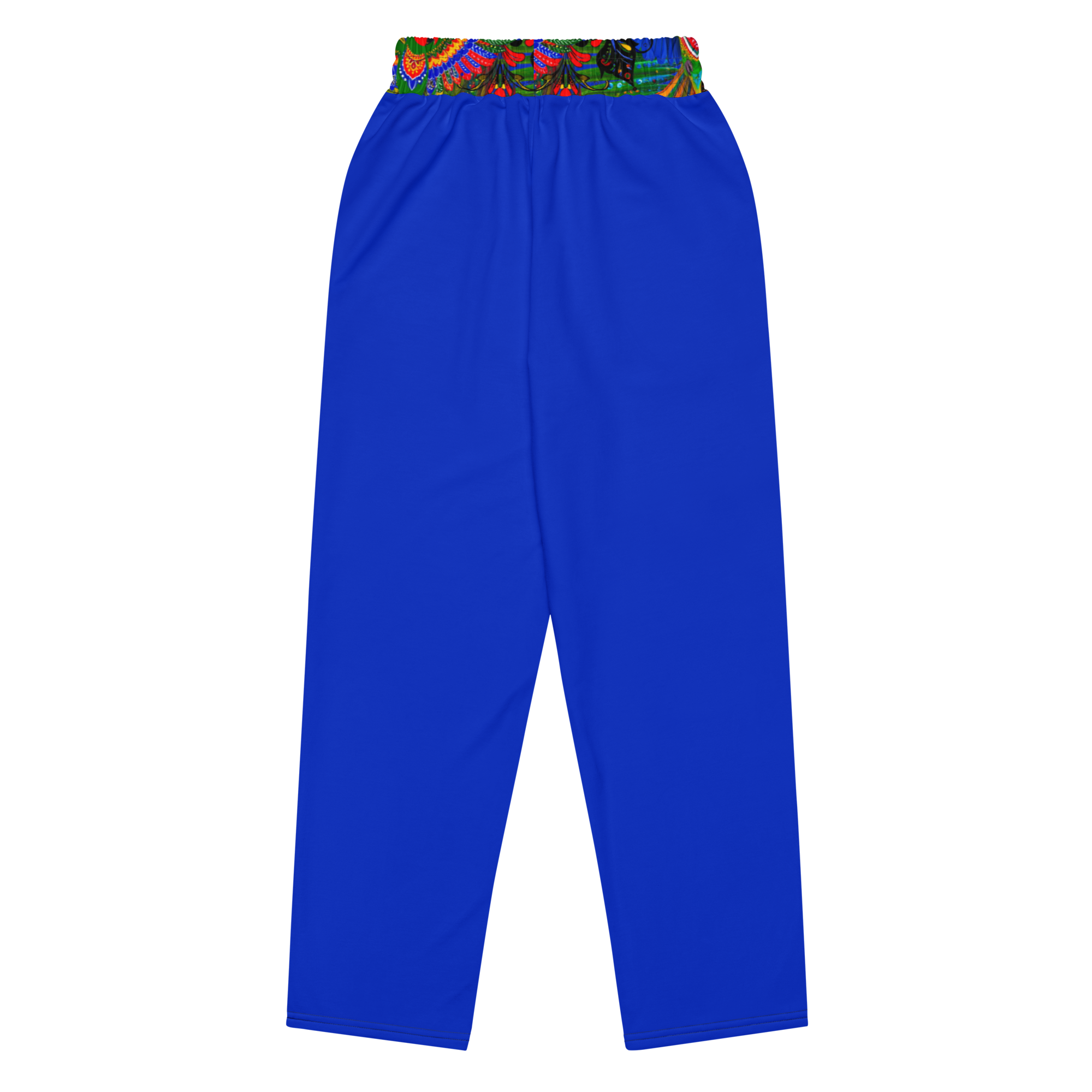 Wide Leg Unisex Jogginghose Folklore Dancer Tiefblau | Premium Streetwear Otto Strtwr
