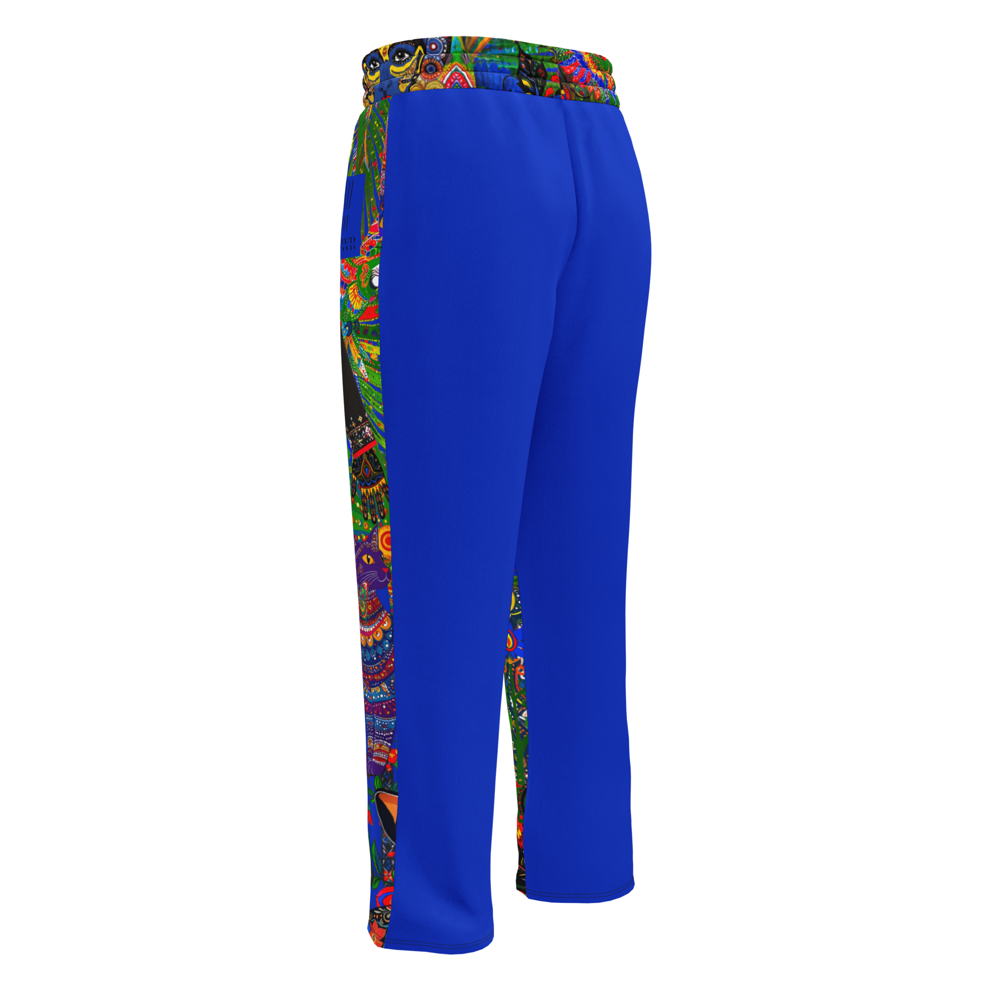 Wide Leg Unisex Jogginghose Folklore Dancer Tiefblau | Premium Streetwear Otto Strtwr