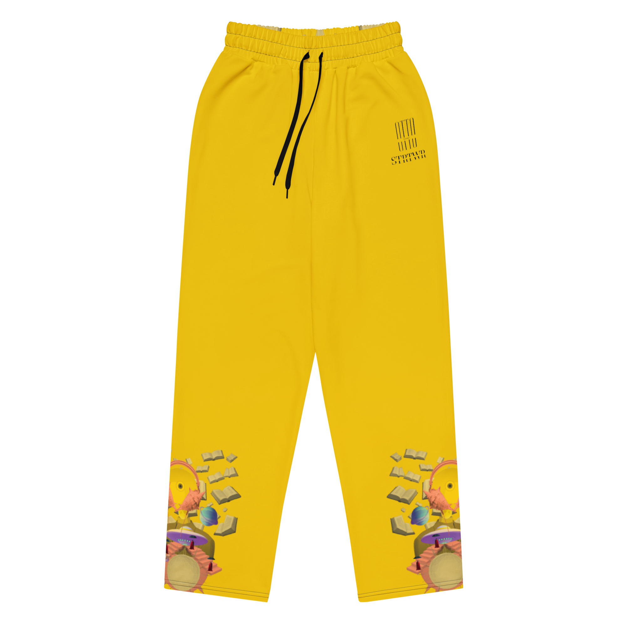 Wide Leg Unisex Jogginghose Poetry Of Sea Gelb | Premium Streetwear Otto Strtwr