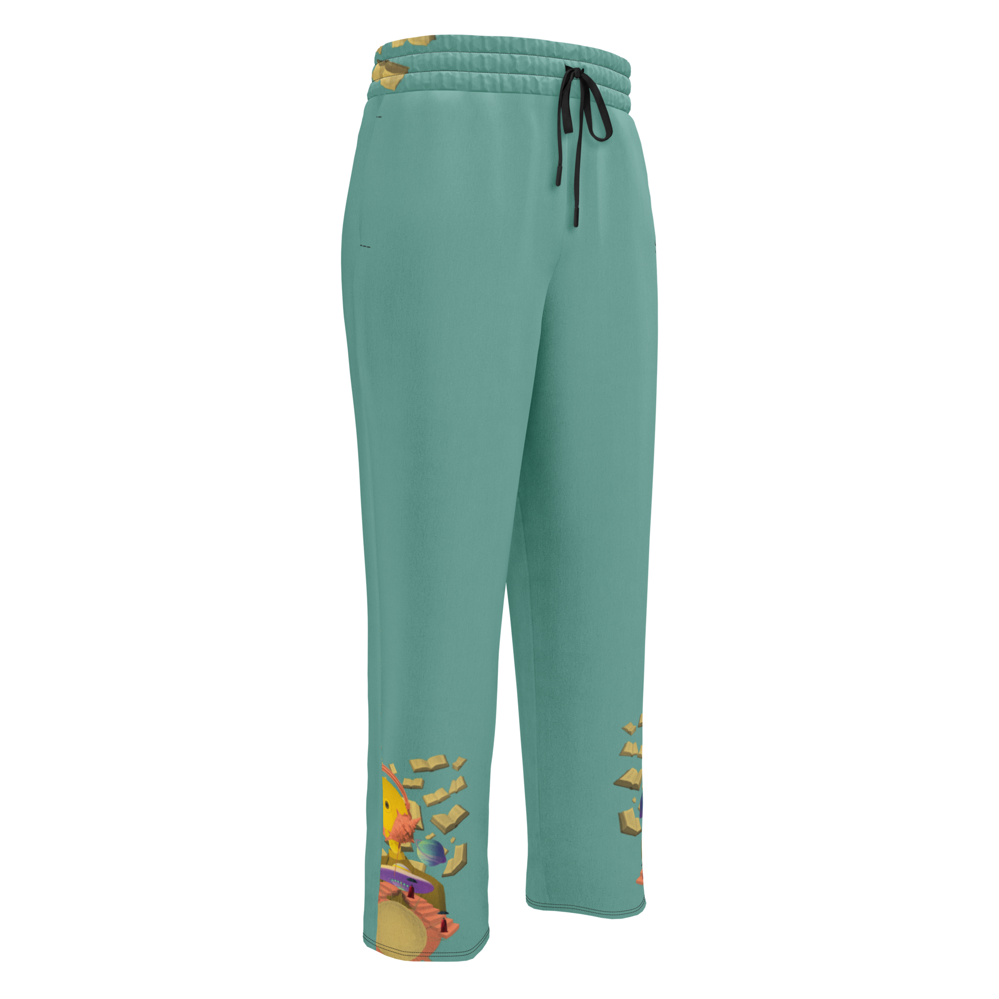 Wide Leg Unisex Jogginghose Poetry Of Sea Helles Petrol | Premium Streetwear Otto Strtwr