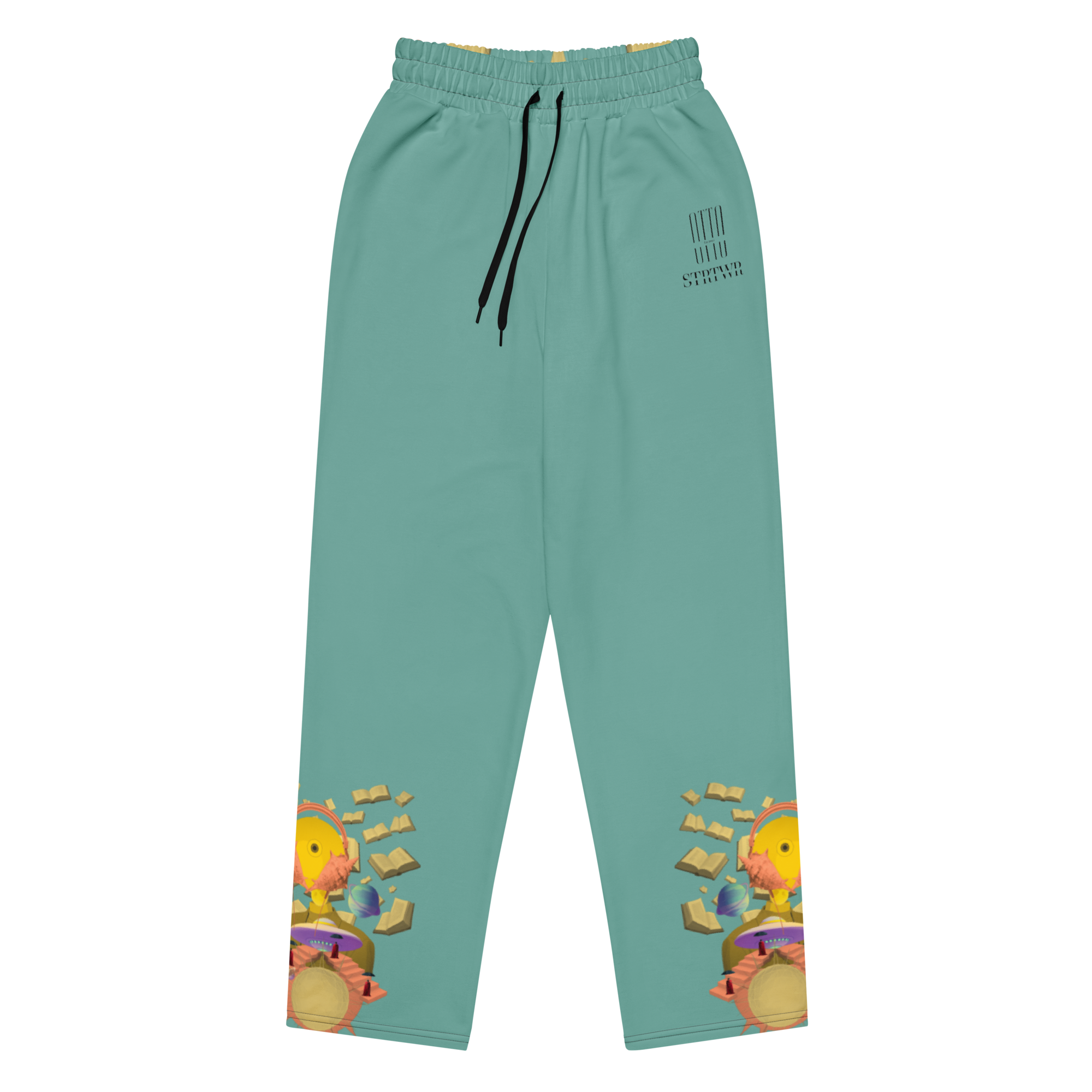 Wide Leg Unisex Jogginghose Poetry Of Sea Helles Petrol | Premium Streetwear Otto Strtwr