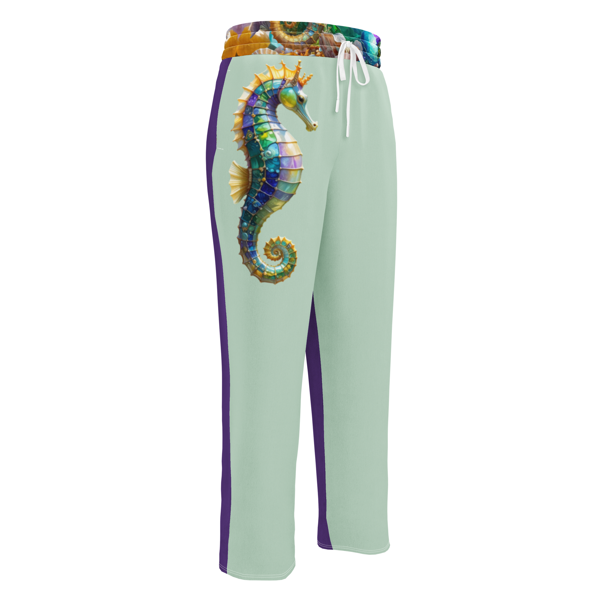 Wide Leg Unisex Jogginghose Siren Bloom Grün Grün – Otto Strtwr