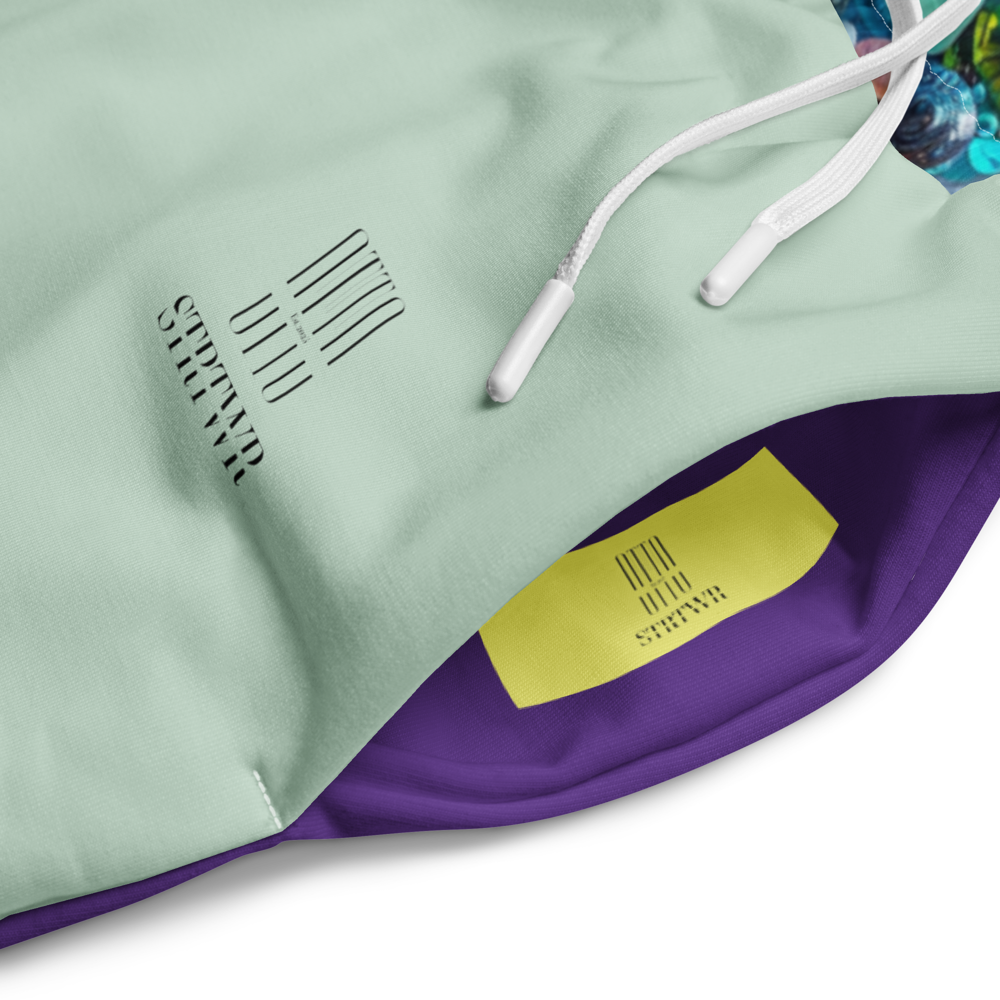 Wide Leg Unisex Jogginghose Siren Bloom Grün Grün – Otto Strtwr