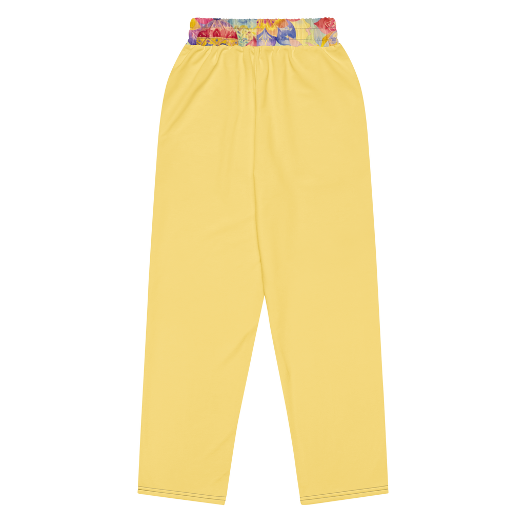 Wide Leg Unisex Jogginghose The Mexican Guy Zitronengelb | Premium Streetwear Otto Strtwr